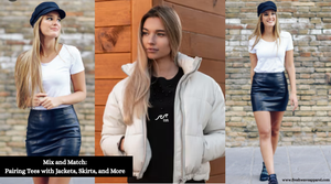 Mix and Match: Pairing Tees with Jackets, Skirts, and More