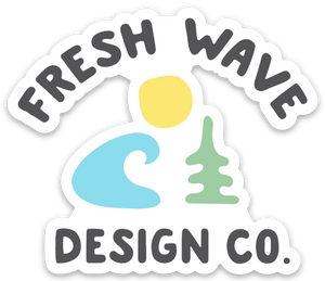 By Land, Sea and Air Sticker - Fresh Wave