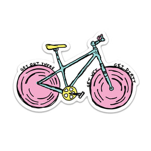 Sketchy Bike Sticker - Fresh Wave